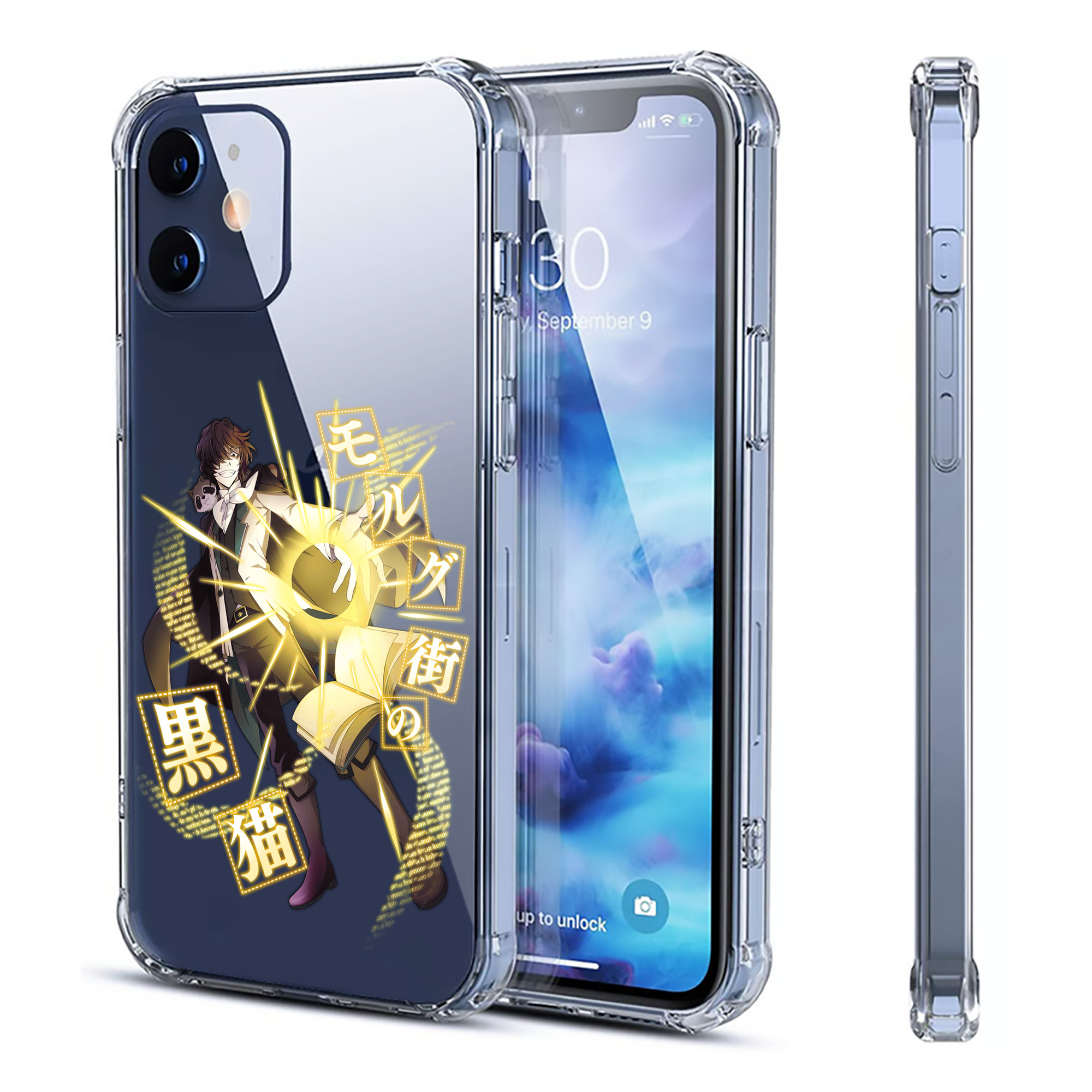 （画像用） 文豪ストレイドッグス Bungo Stray Dogs 【iPhone 12シリーズ対応】透明スマホケース（クリアソフトケース）